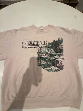 Jerzees Blackwater Falls West Virginia Graphic Sweatshirt
